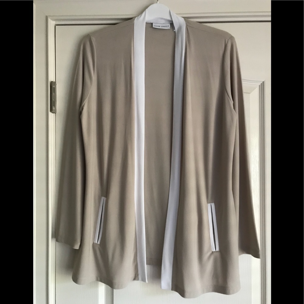 Susan Graver Open Front Cardigan